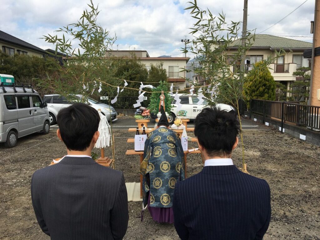 静岡市にて地鎮祭がありました。