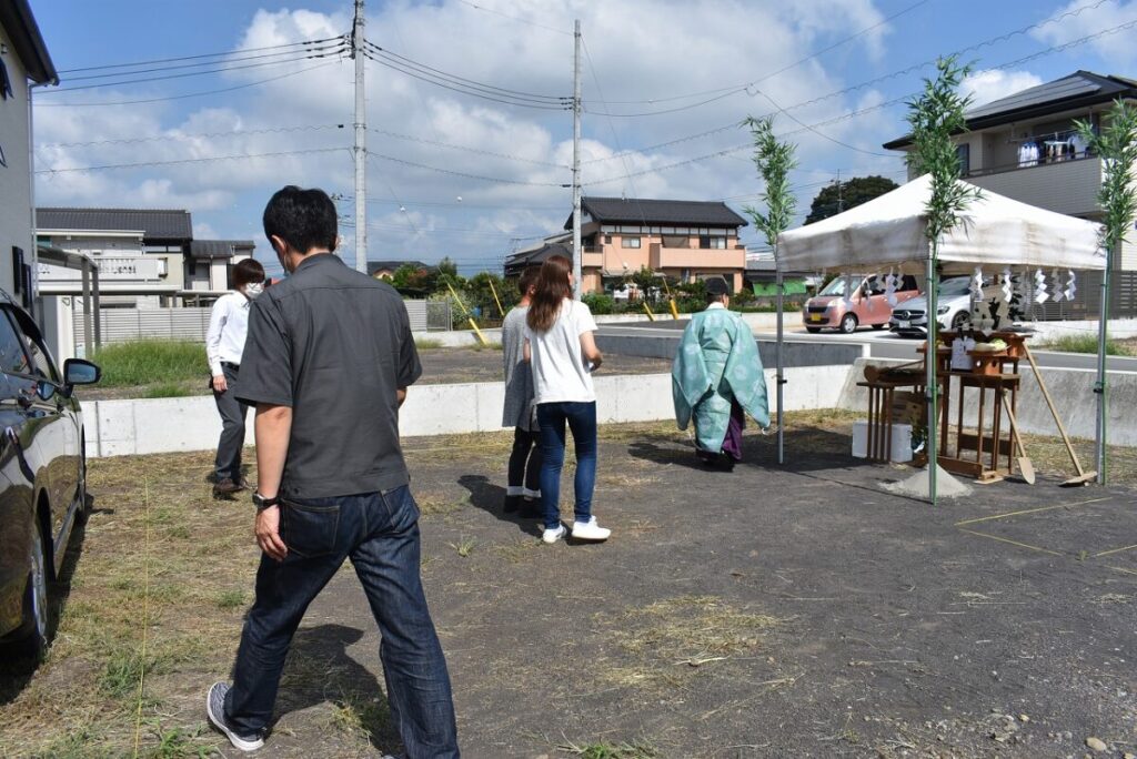 夏の終わりの地鎮祭