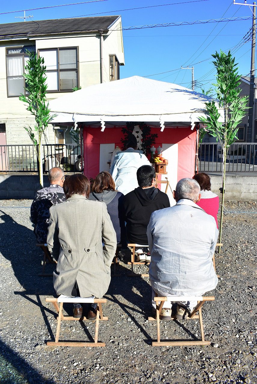 沼津の地鎮祭にお邪魔してきました。