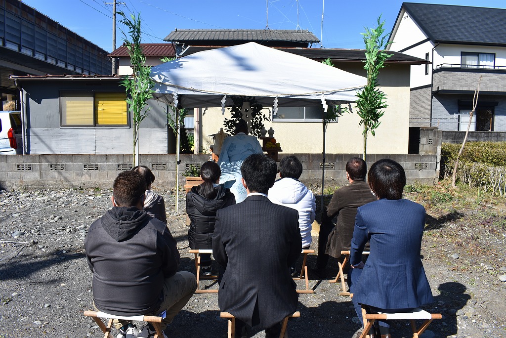 地鎮祭にお邪魔してきました