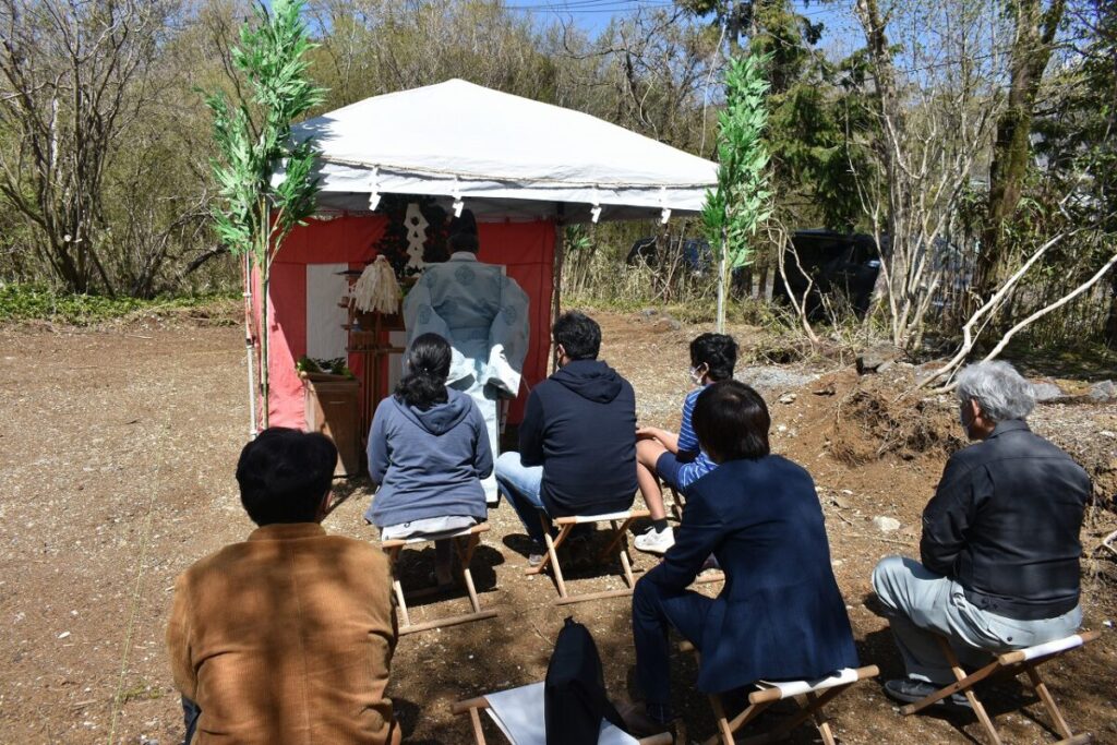 裾野で地鎮祭がありました。